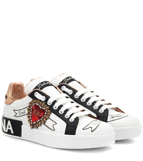 dolce gabbana portofino sneakers with heart|dolce gabbana portofino sneakers sale.